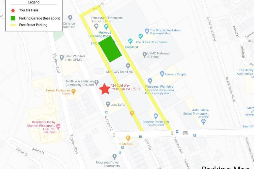 3E - *Renovated* 3 Min To Hillman Cancer Center Sleeps 6 피츠버그 외부 사진